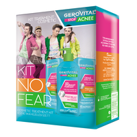 Pachet Stop Acnee Gel spumant purifiant 150 ml + Crema-gel Sebum Control 50 ml + Crema ultra-activa 15 ml, Gerovital